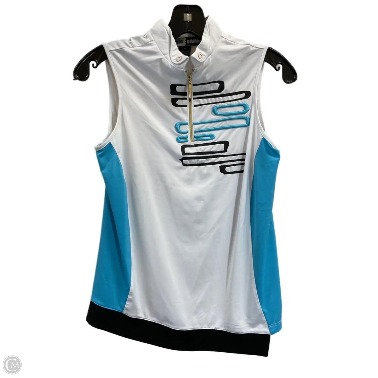 Athletic Tank Top By Jamie Sadock In Blue & White, Size: Xs