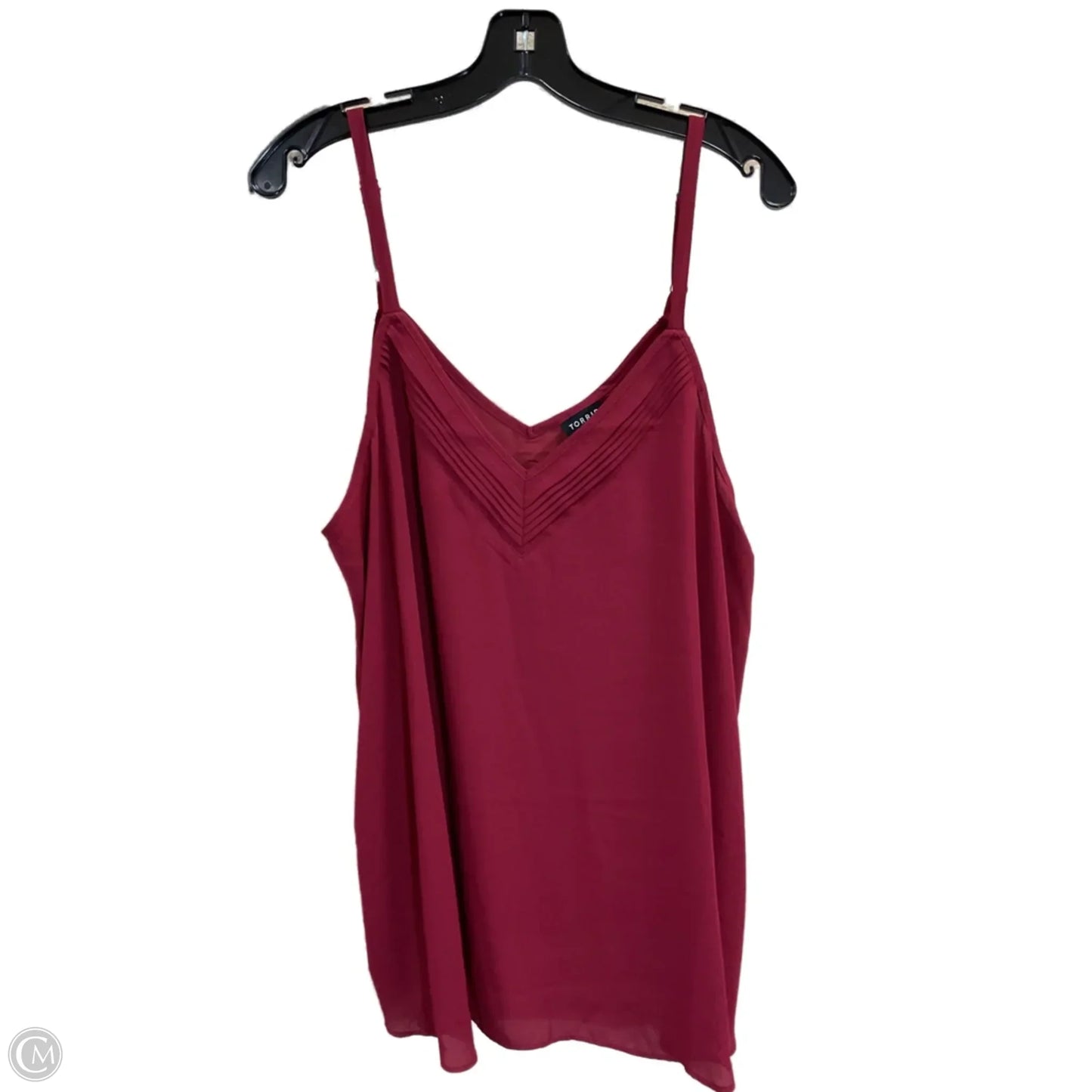 Top Sleeveless By Torrid In Red, Size: L
