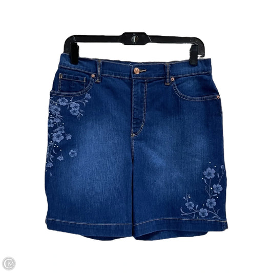 Shorts By Gloria Vanderbilt In Blue Denim, Size: 6