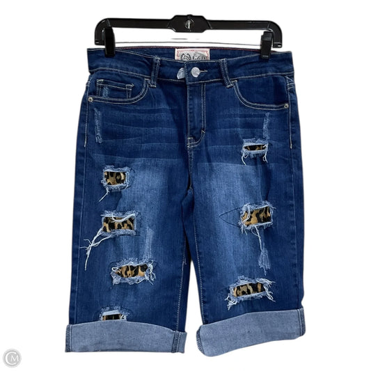 Shorts By Clothes Mentor In Blue Denim, Size: 8