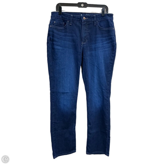 Jeans Straight By Lee In Blue Denim, Size: 12l