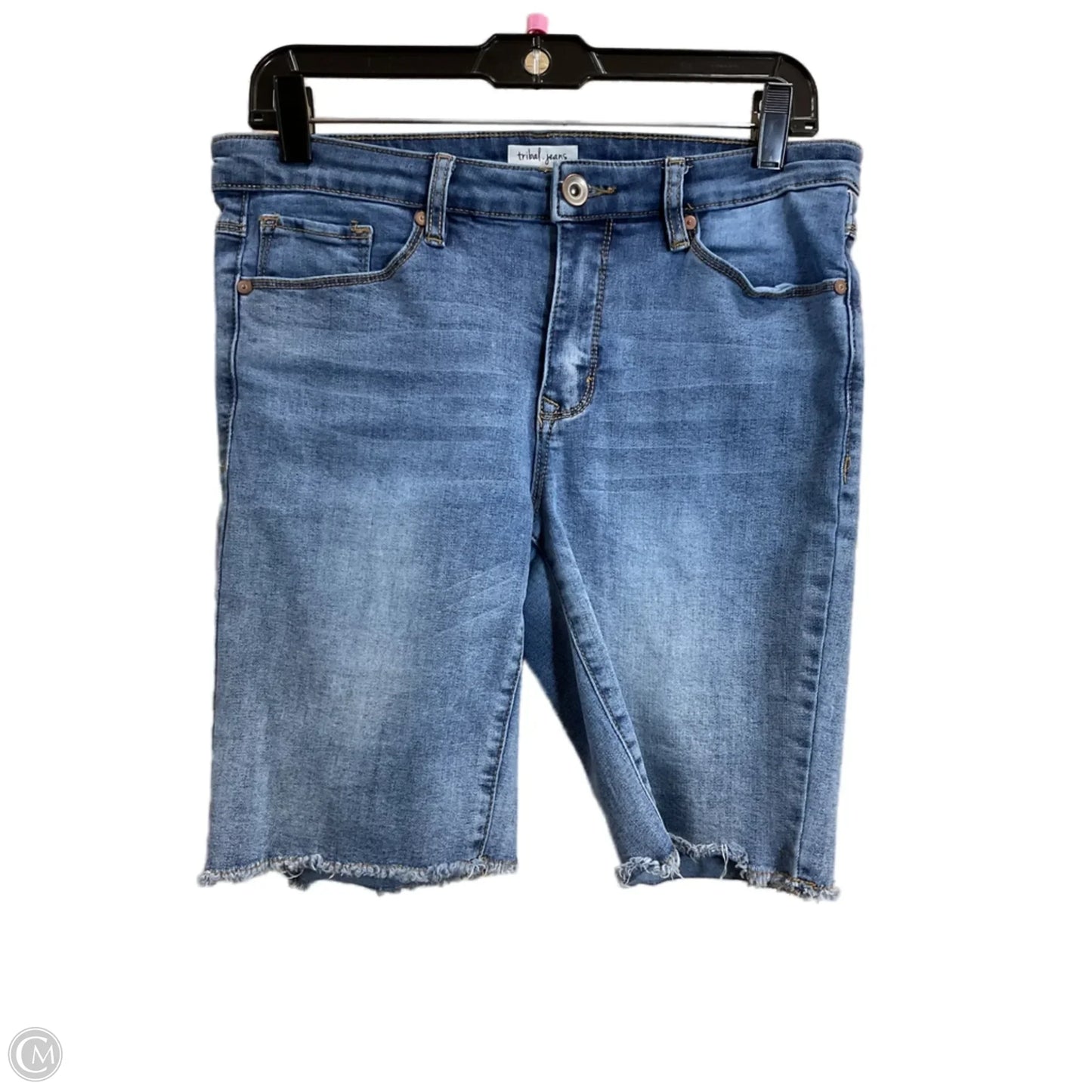 Shorts By Tribal In Blue Denim, Size: 6