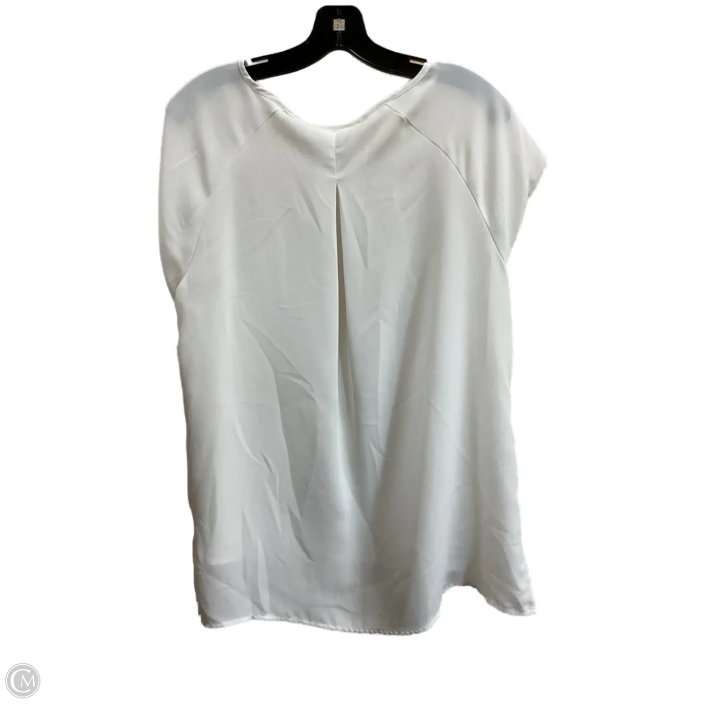 Top Short Sleeve By Chicos In White, Size: L