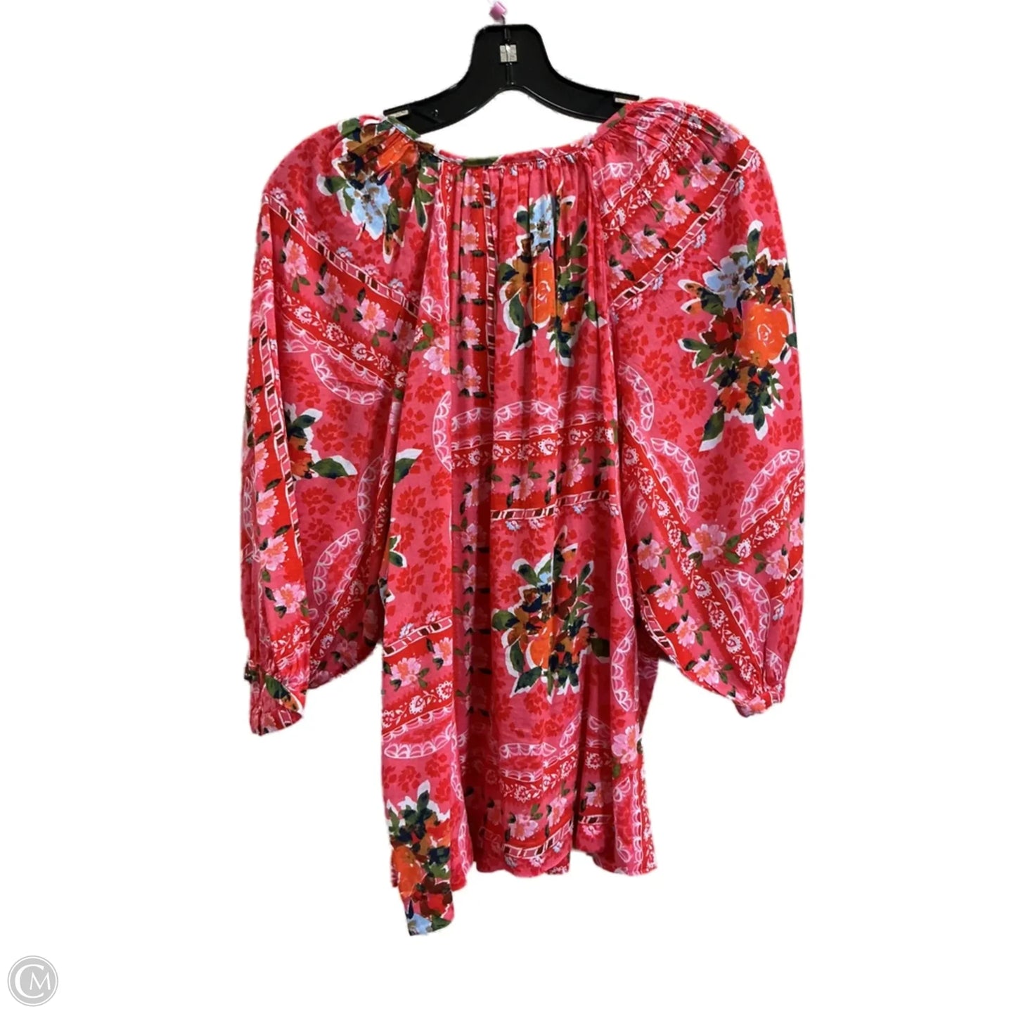 Top 3/4 Sleeve By Lc Lauren Conrad In Red, Size: M