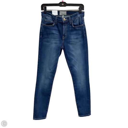 Jeans Skinny By Current/elliott In Blue Denim, Size: 4