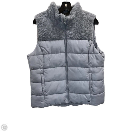 Vest Puffer & Quilted By Ruff Hewn In Grey, Size: L