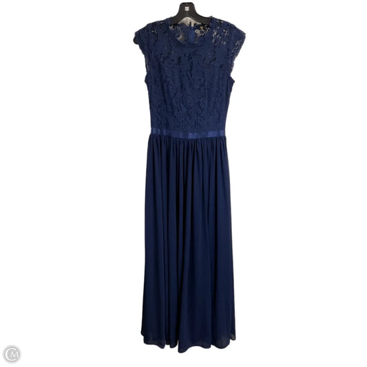 Dress Party Long By Clothes Mentor In Navy, Size: S