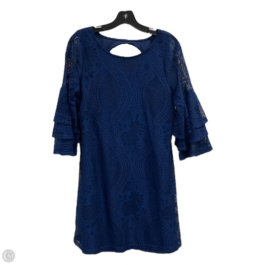 Dress Casual Midi By Miami In Navy, Size: M
