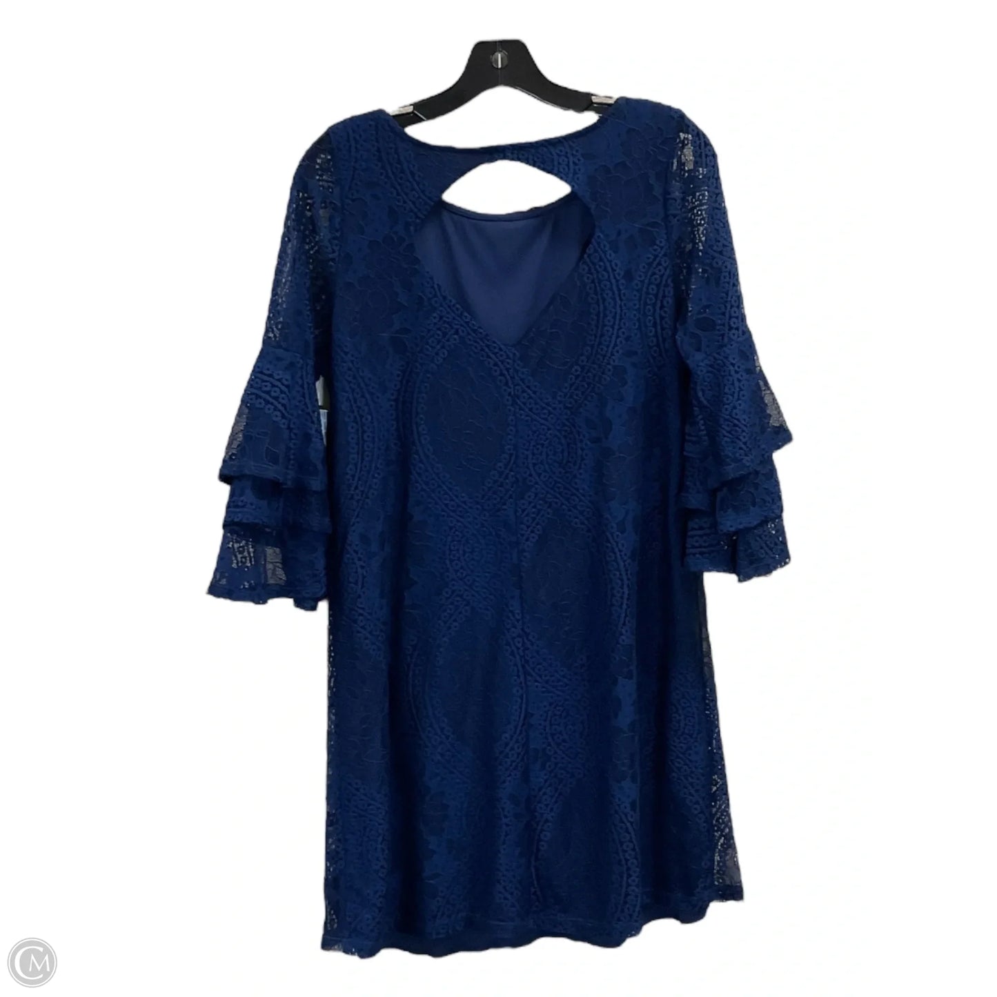 Dress Casual Midi By Miami In Navy, Size: M
