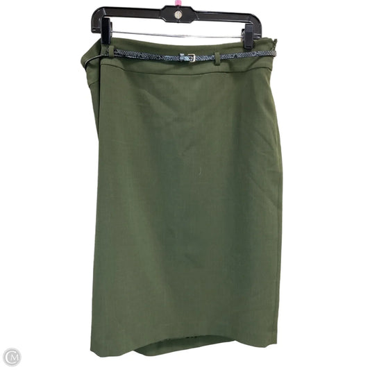 Skirt Midi By Evan-picone In Green, Size: L