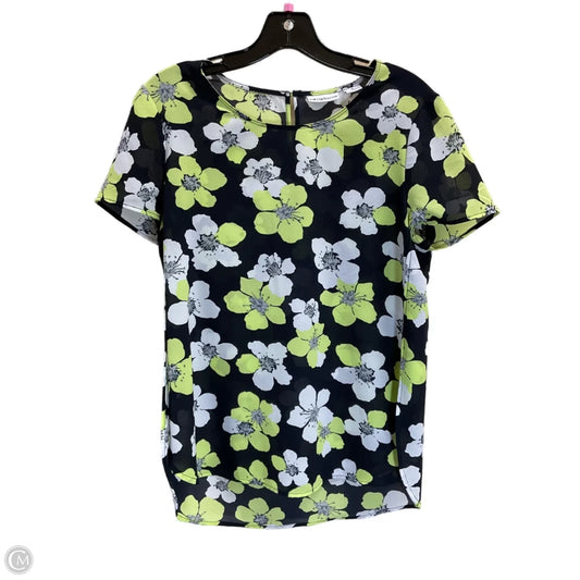 Top Short Sleeve By Liz Claiborne In Multi-colored, Size: S