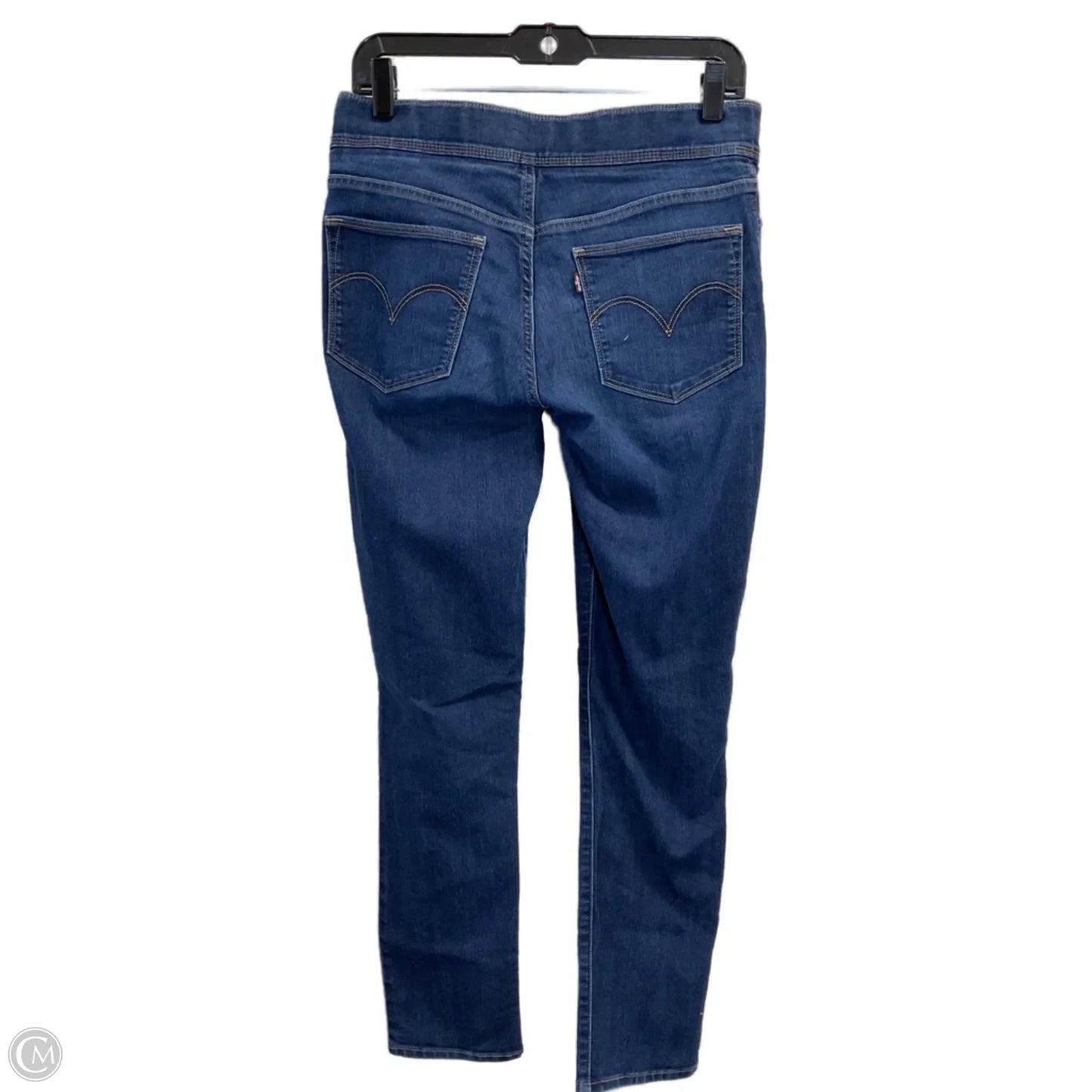 Jeans Cropped By Levis In Blue Denim, Size: 6