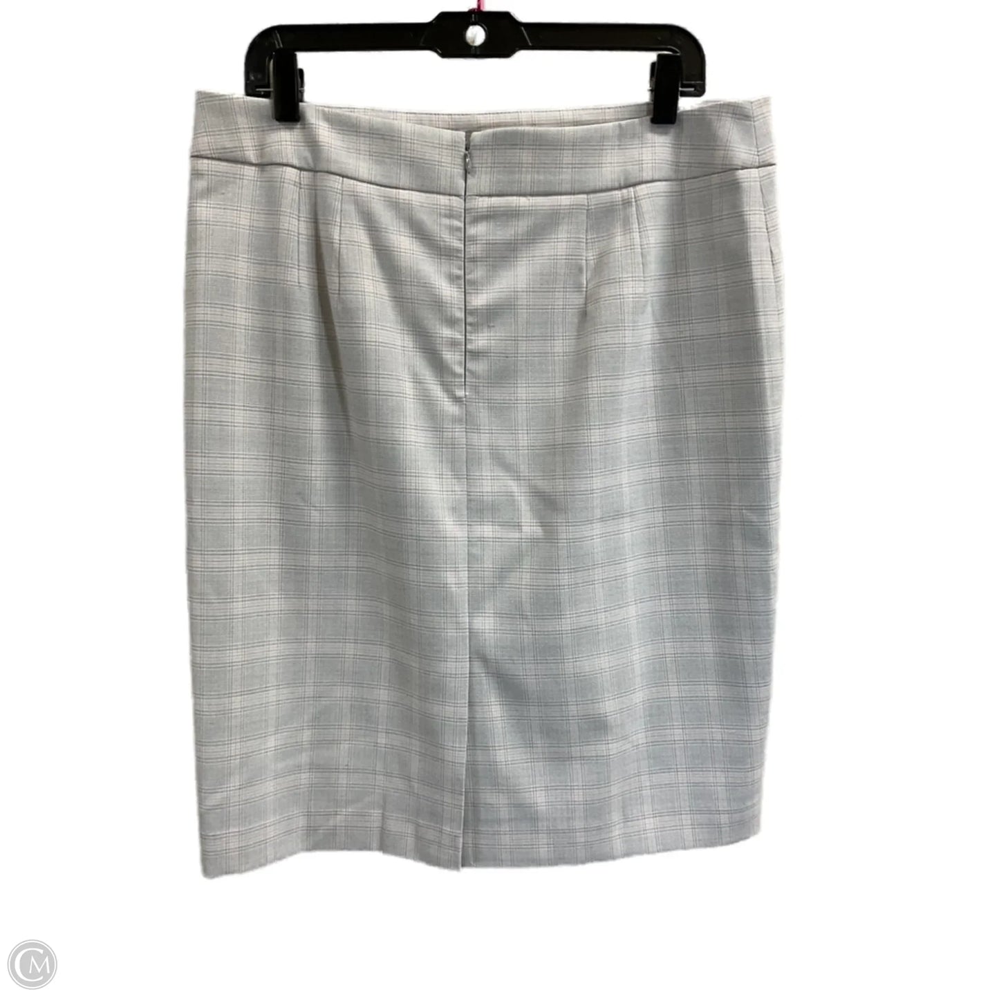 Skirt Mini & Short By Ann Taylor In Plaid Pattern, Size: L