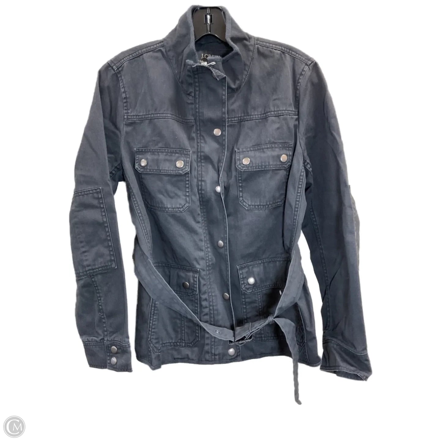 Jacket Denim By J. Crew In Black Denim, Size: M