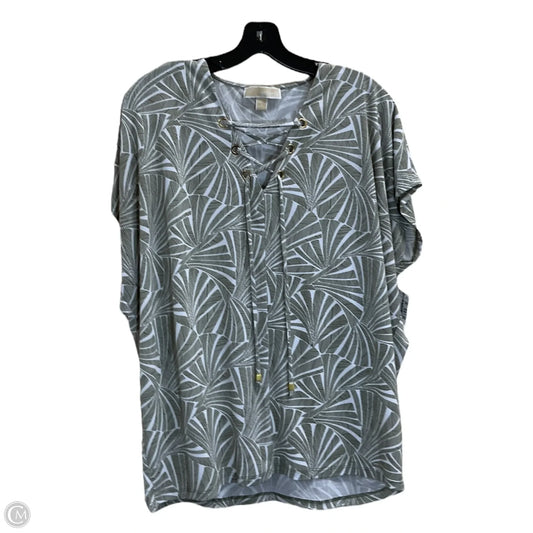 Top Short Sleeve By Michael By Michael Kors In Green, Size: L