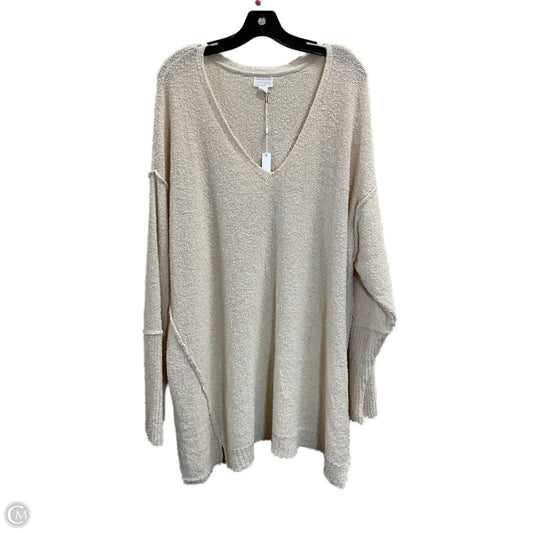 Sweater By Caslon In Cream, Size: 4x