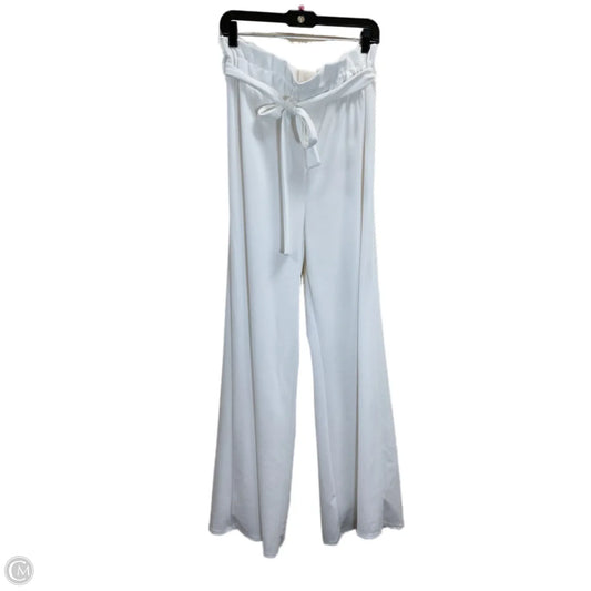 Pants Wide Leg By Clothes Mentor In White, Size: L