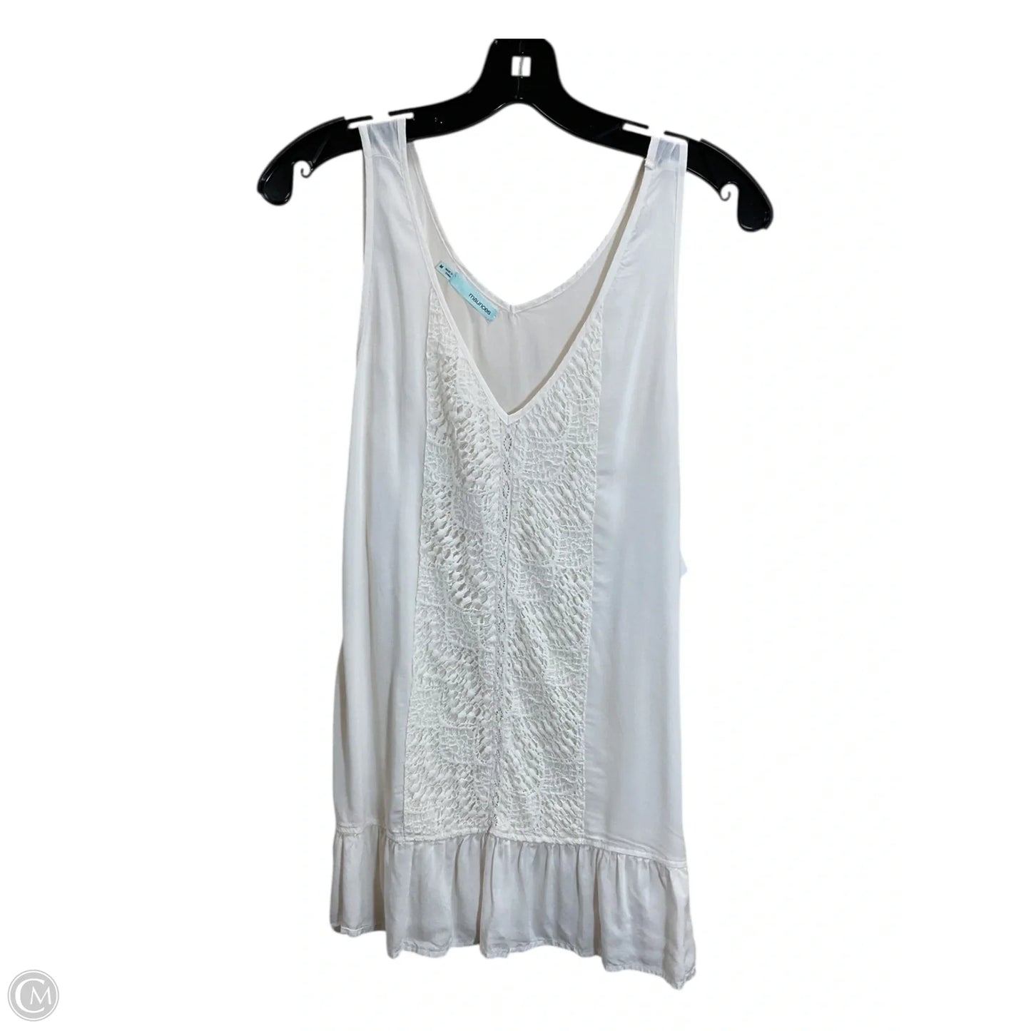 Top Sleeveless By Maurices In White, Size: M