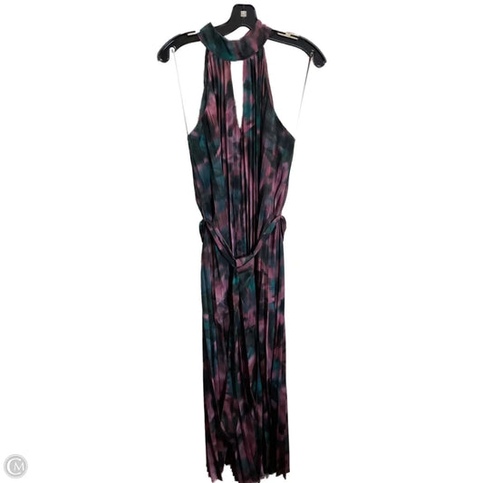 Dress Casual Maxi By Clothes Mentor In Green & Pink, Size: M