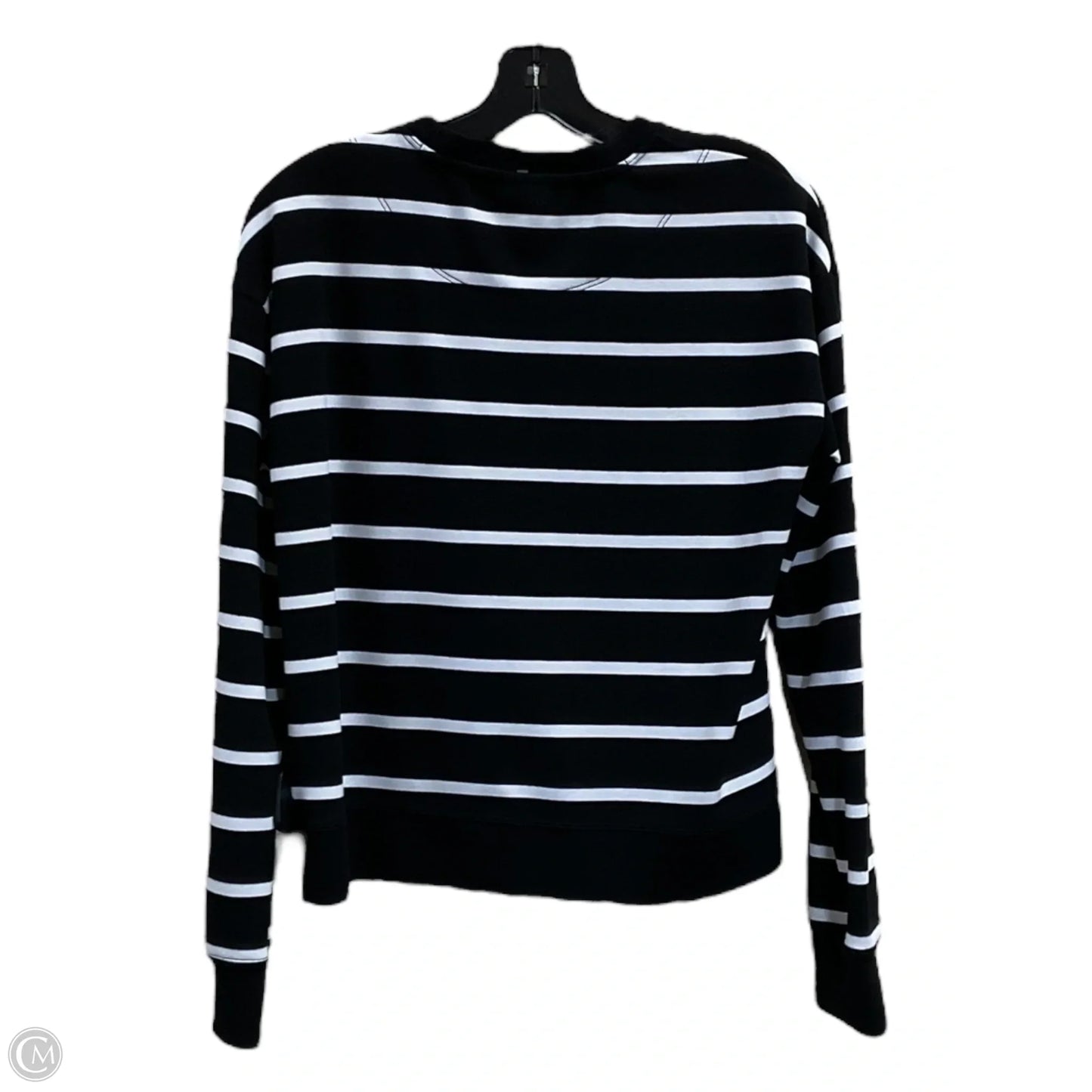Top Long Sleeve By Danskin In Black & White, Size: Xs