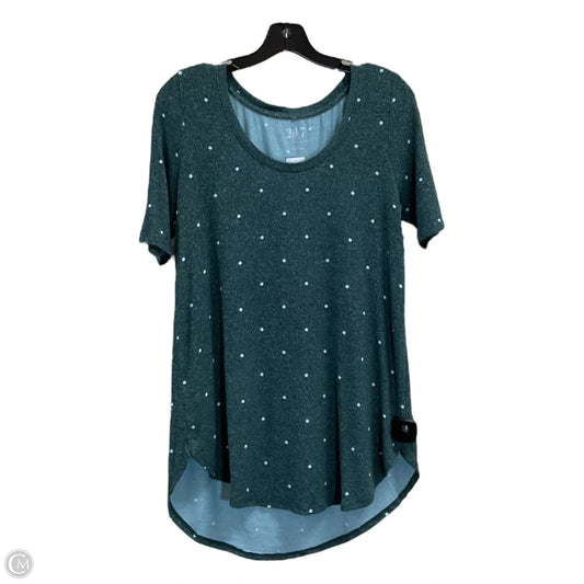 Tunic Short Sleeve By Maurices In Green, Size: M