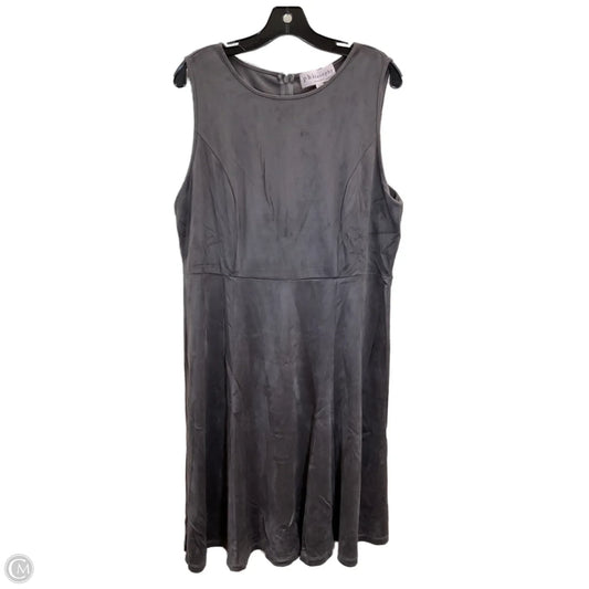 Dress Casual Midi By Philosophy In Brown, Size: 14