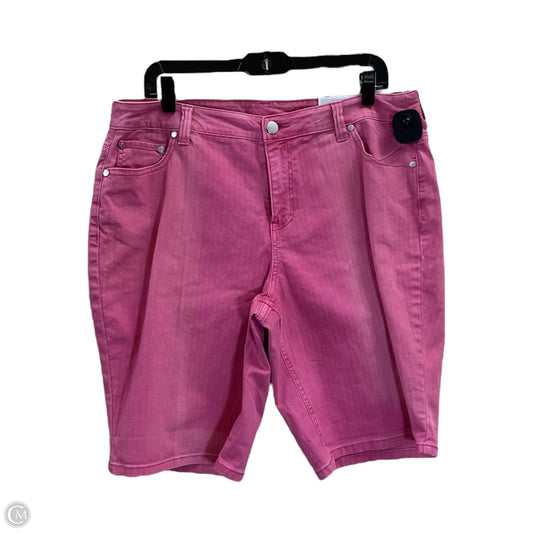 Shorts By Cj Banks In Pink, Size: 14