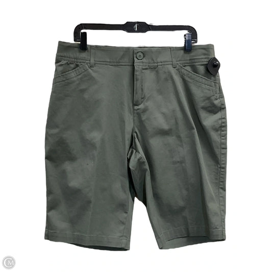 Shorts By Cj Banks In Green, Size: 14