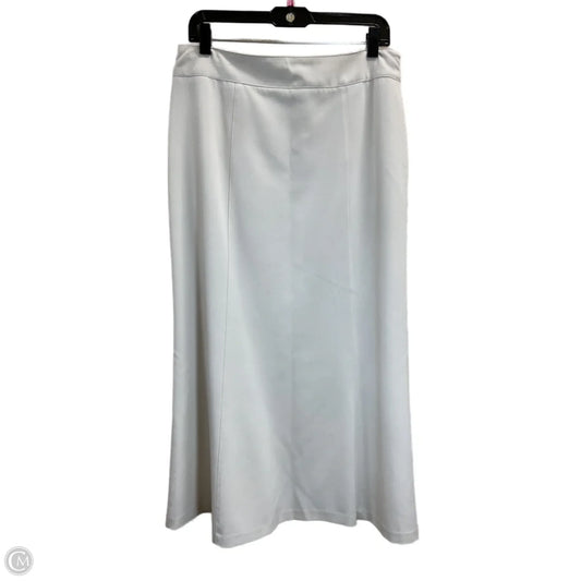 Skirt Maxi By Worthington In Cream, Size: L