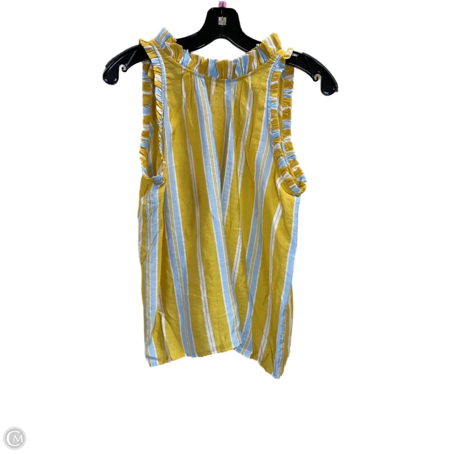 Top Sleeveless By Ann Taylor In Yellow, Size: Xs