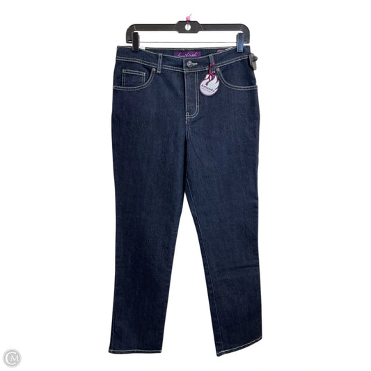 Jeans Straight By Gloria Vanderbilt In Blue Denim, Size: 8p