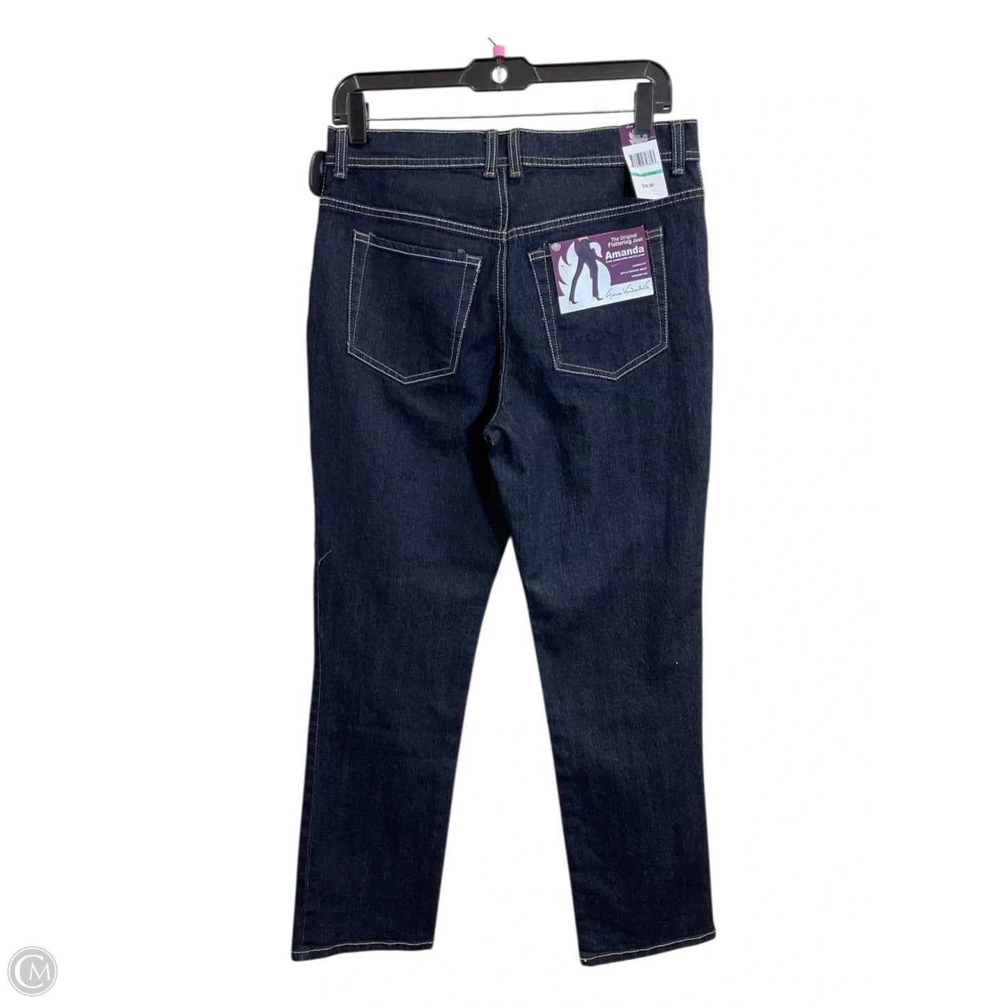 Jeans Straight By Gloria Vanderbilt In Blue Denim, Size: 8p