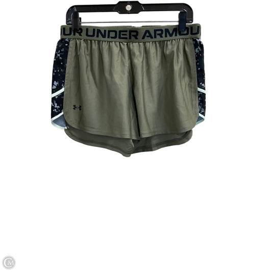 Athletic Shorts By Under Armour In Green, Size: L