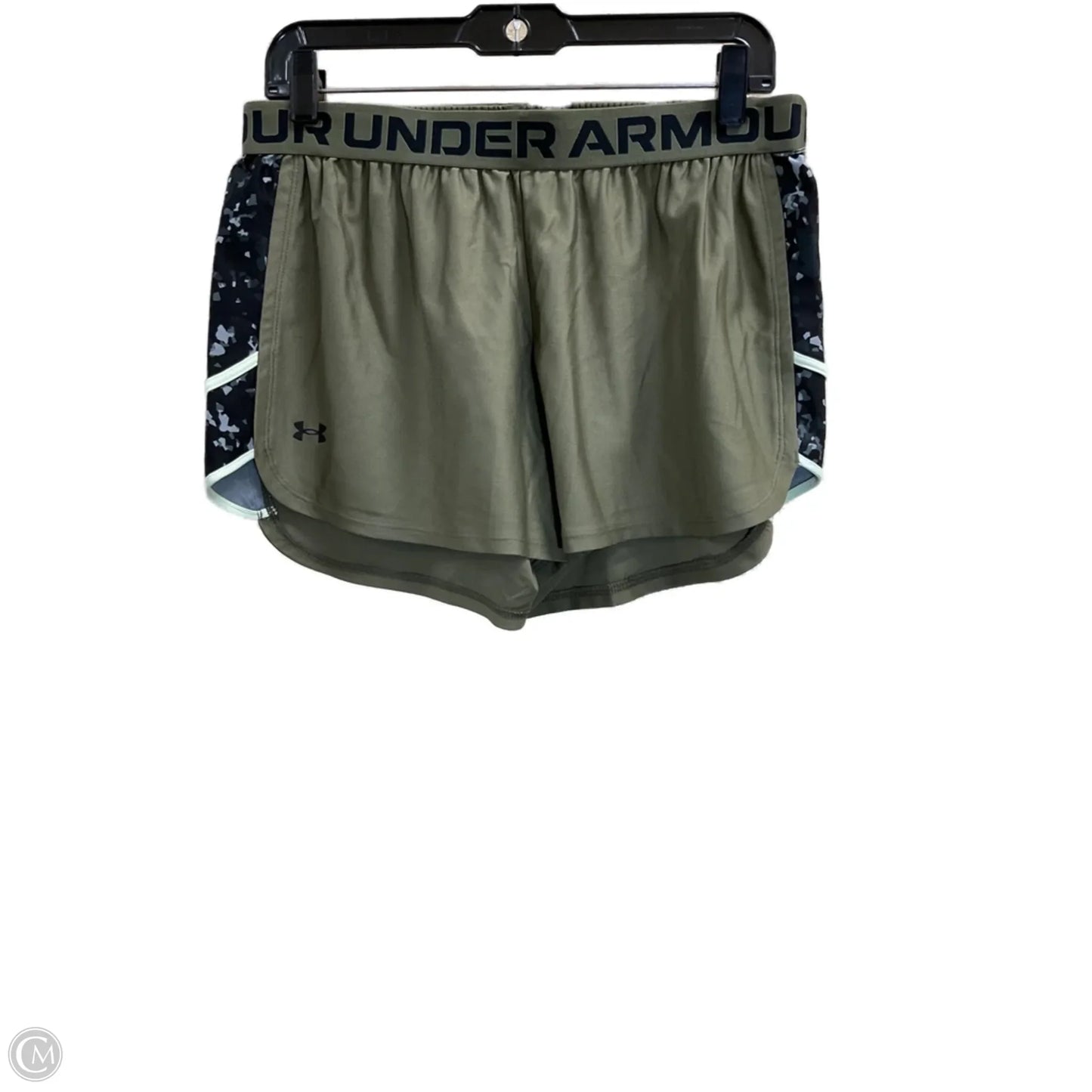 Athletic Shorts By Under Armour In Green, Size: L
