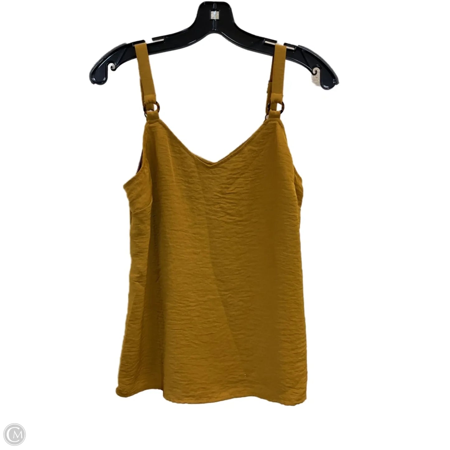 Top Sleeveless By Maurices In Yellow, Size: S