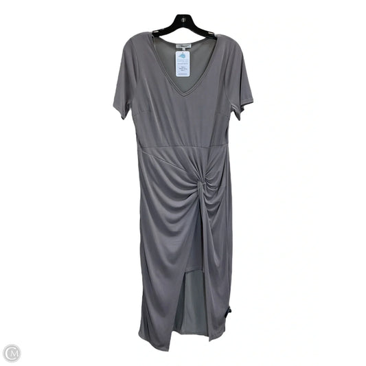 Dress Casual Midi By Andree By Unit In Brown, Size: L