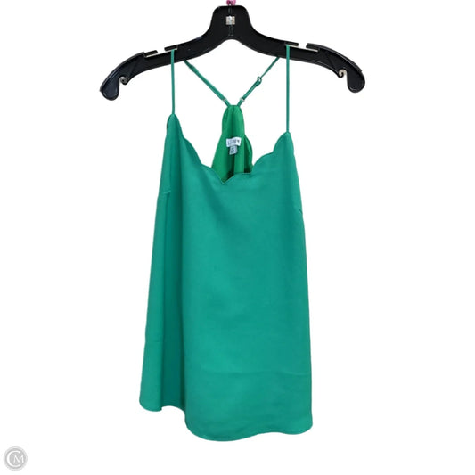 Top Sleeveless By J. Crew In Green, Size: Xs