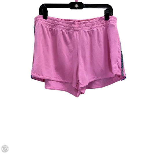 Athletic Shorts By Adidas In Pink, Size: Xl