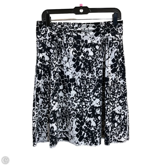 Skirt Midi By Soybu In Black & White, Size: M