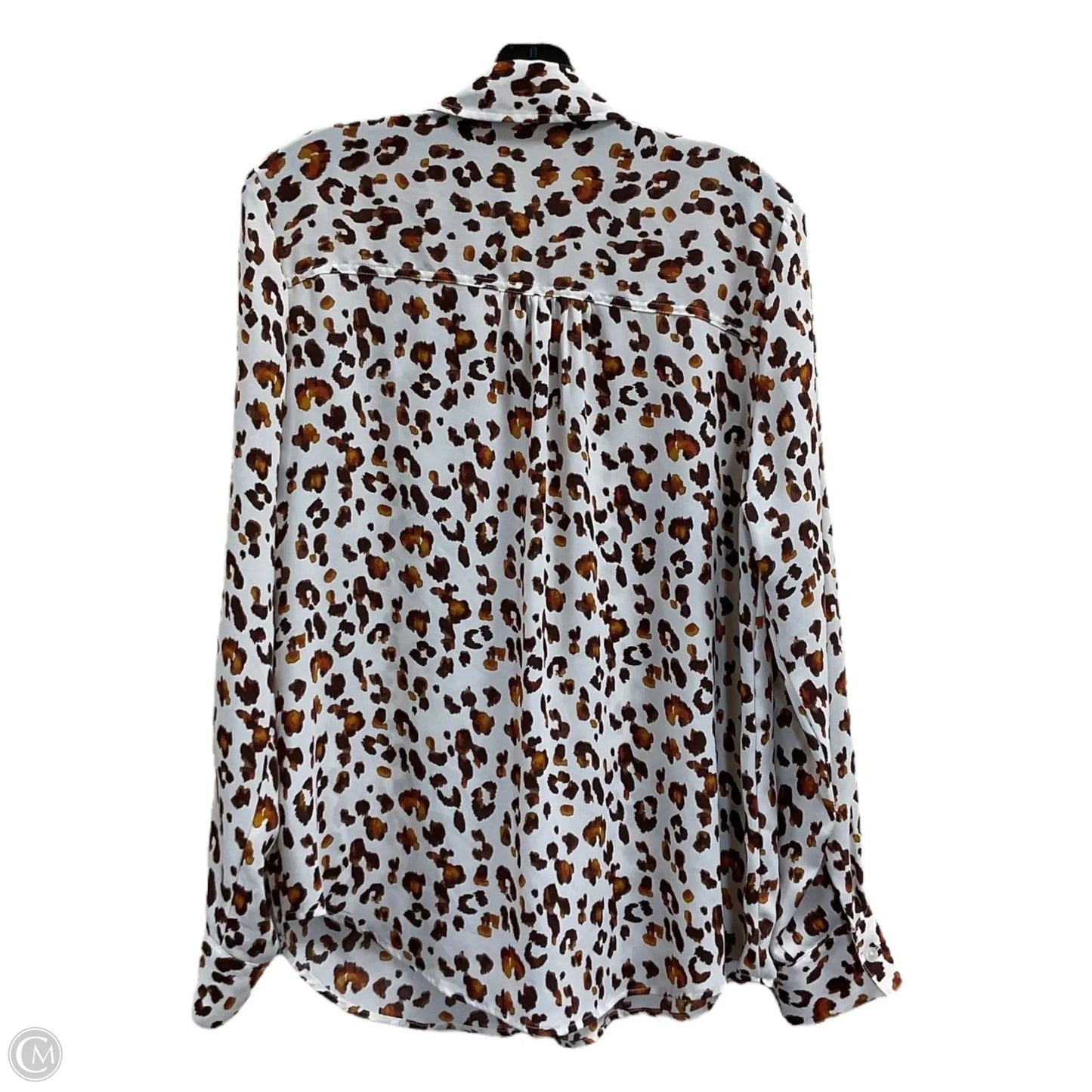 Top Long Sleeve By Maurices In Animal Print, Size: M