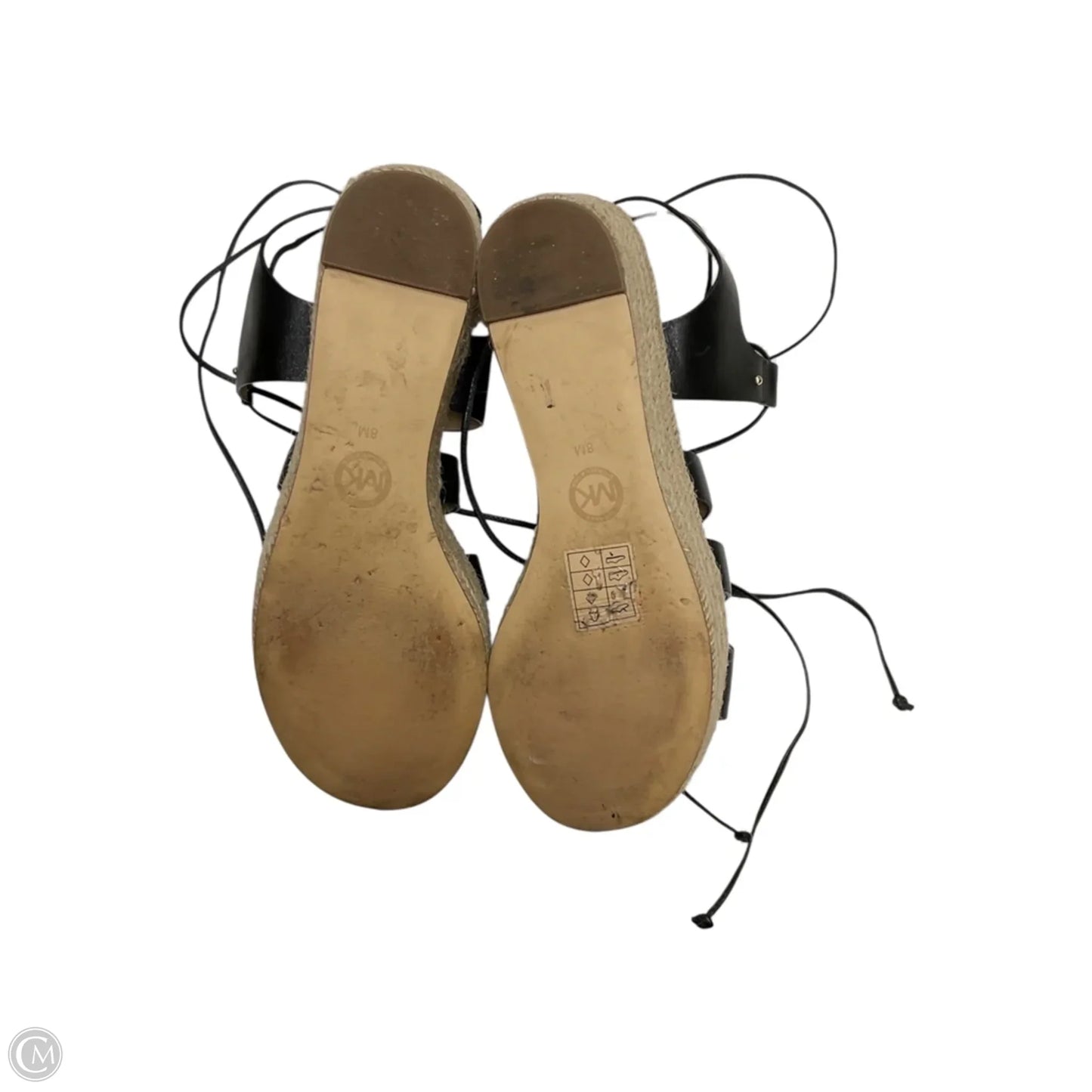 Sandals Designer By Michael Kors In Black, Size: 8