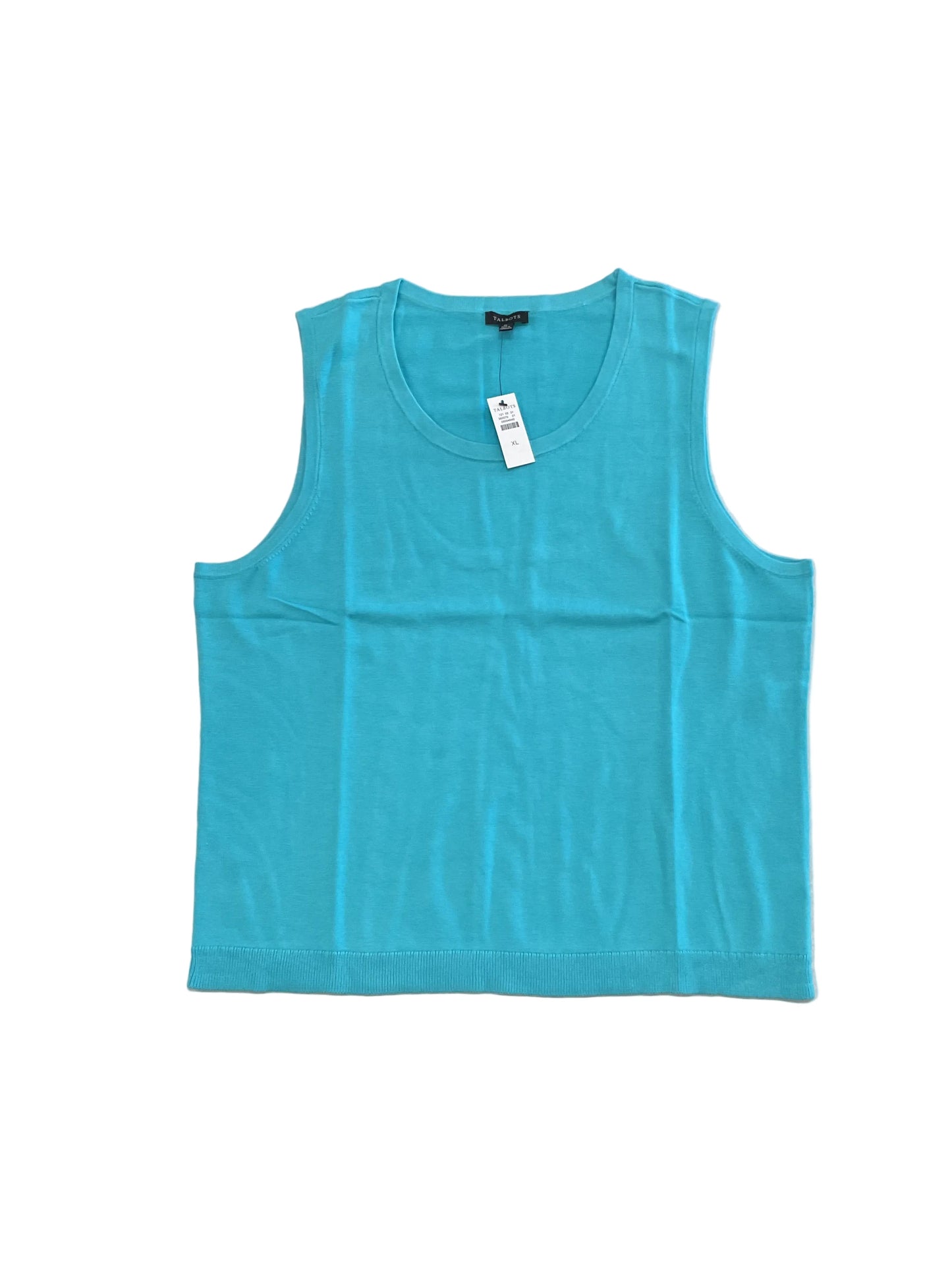 Top Sleeveless Basic By Talbots In Blue, Size:Xl