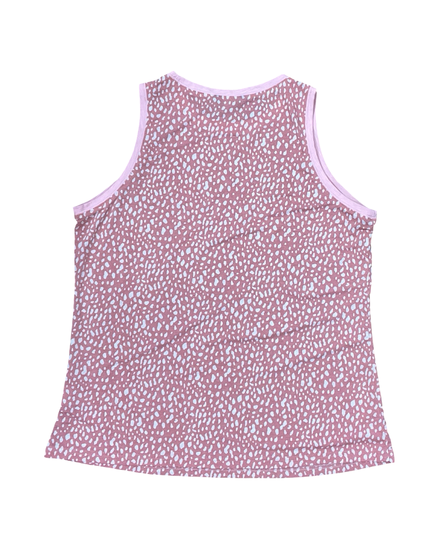 Top Sleeveless By Dokotoo In Pink & White, Size:L