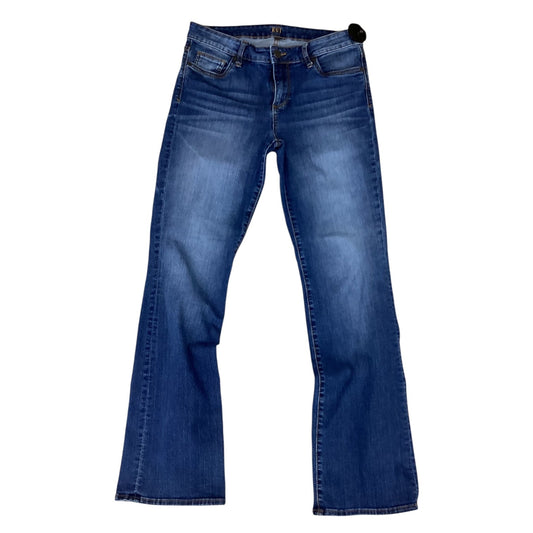 Jeans Boot Cut By Kut In Blue Denim, Size:10P