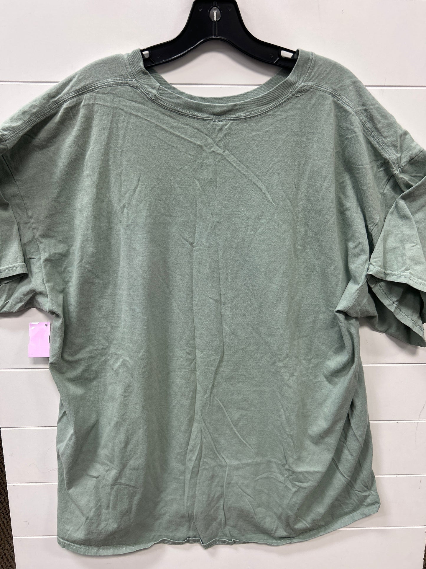 Top Ss By Clothes Mentor In Aqua, Size:3X