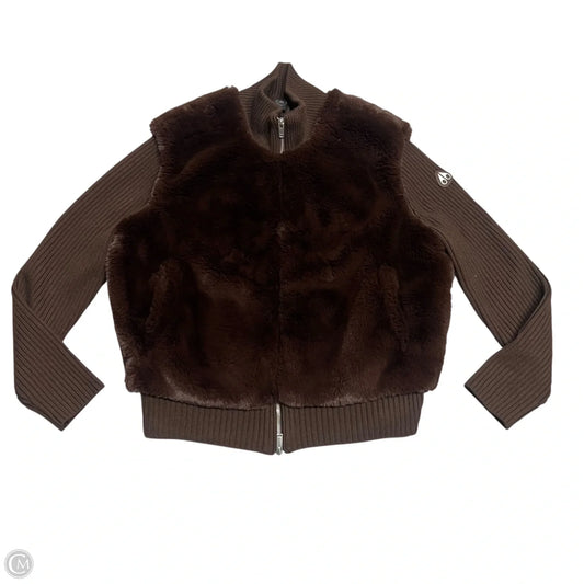 Jacket Faux Fur & Sherpa By Moose Knuckles Canada In Brown, Size: L