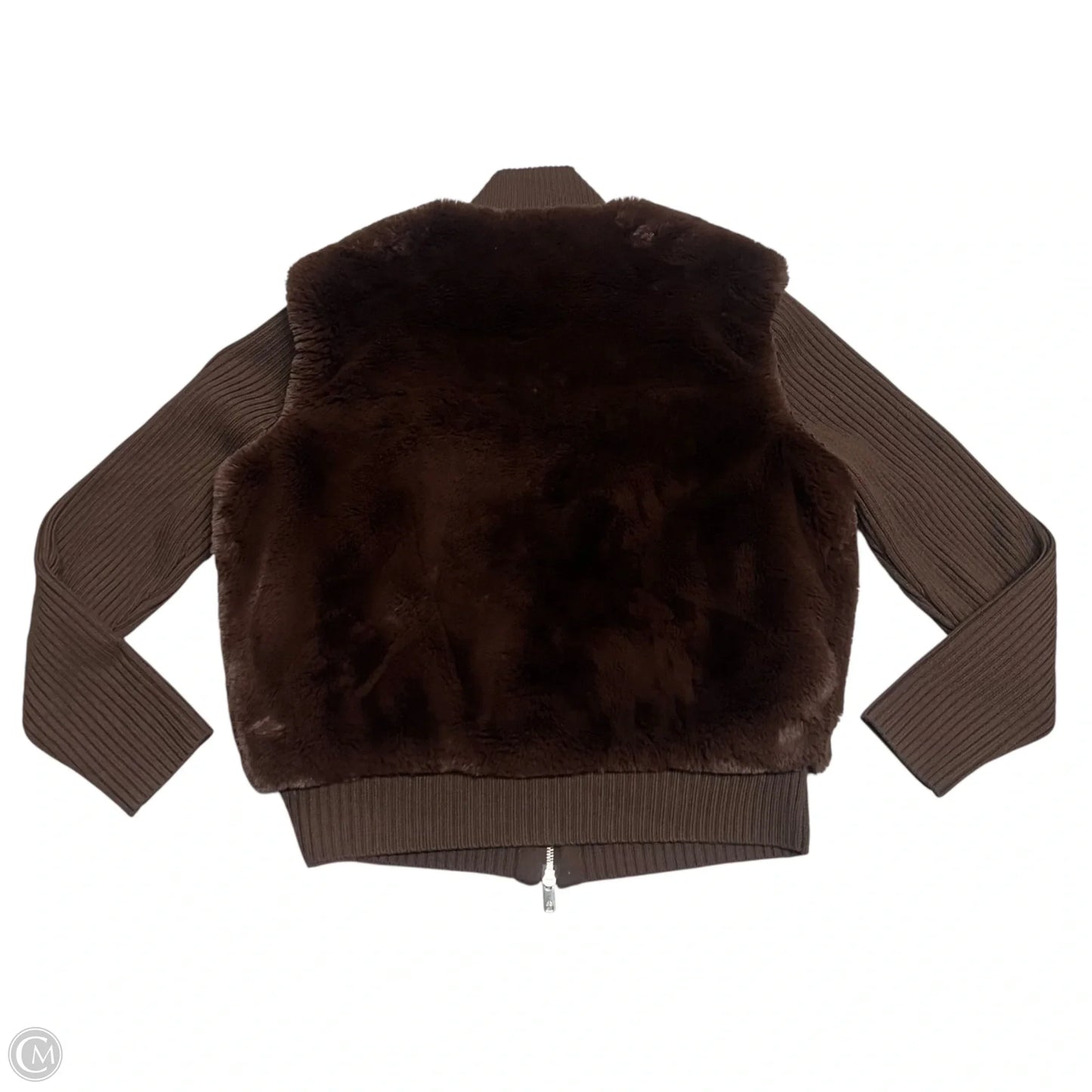 Jacket Faux Fur & Sherpa By Moose Knuckles Canada In Brown, Size: L