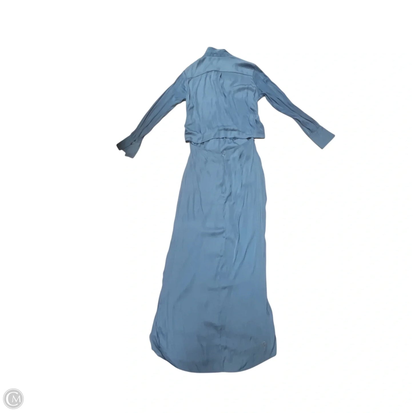 Dress Casual Maxi By Free People In Blue, Size: 12