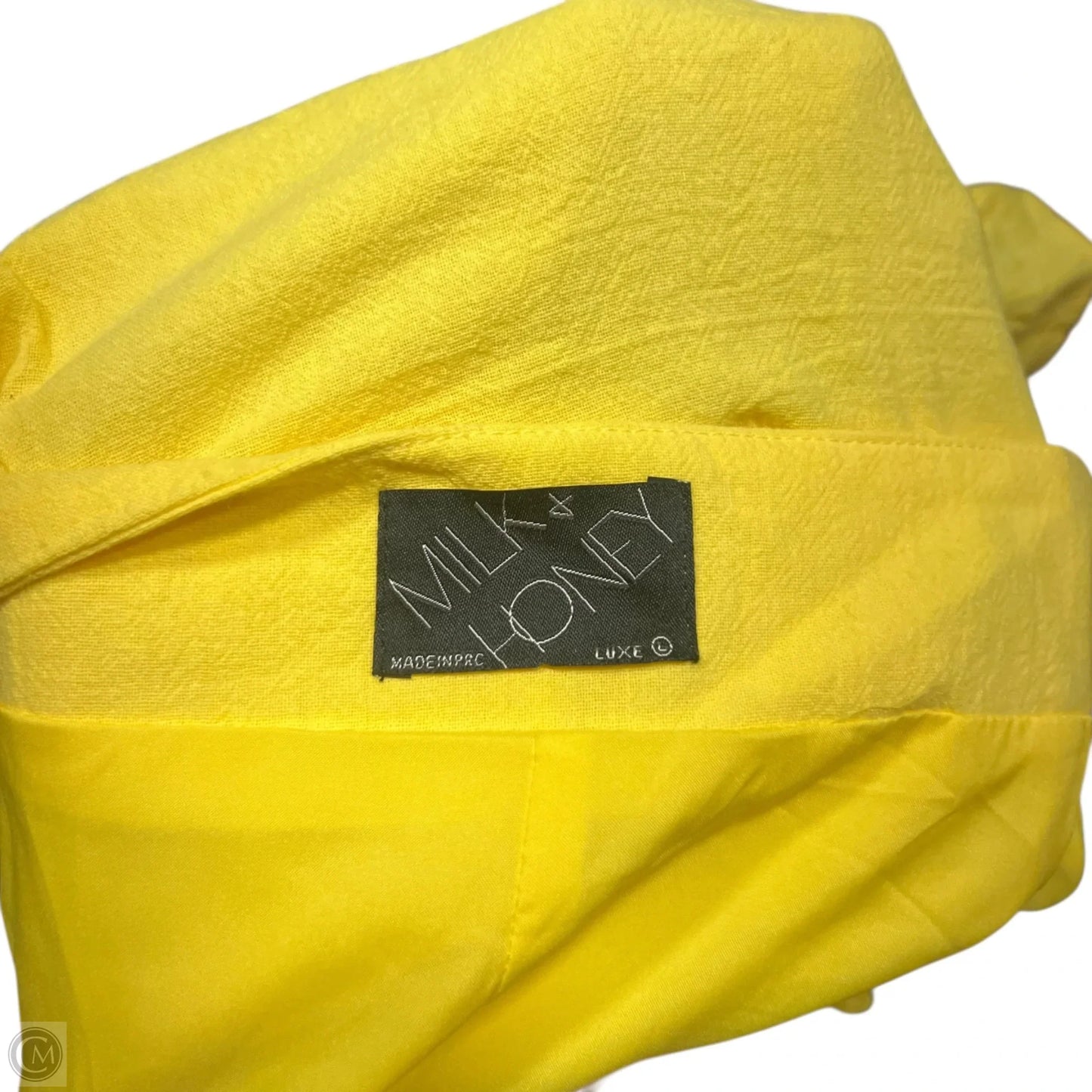 Skirt Set 2pc By Milk & Honey In Yellow, Size: L