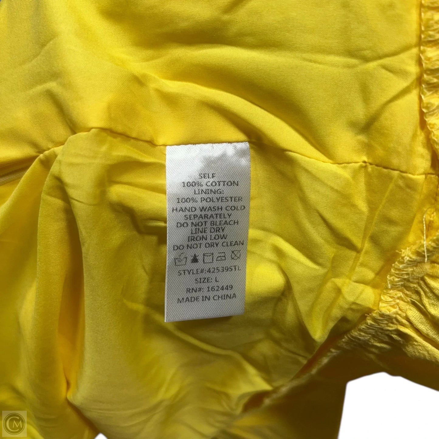 Skirt Set 2pc By Milk & Honey In Yellow, Size: L